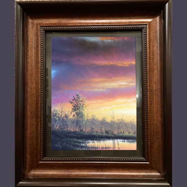 Evening Sky 12x9 $1050 at Hunter Wolff Gallery